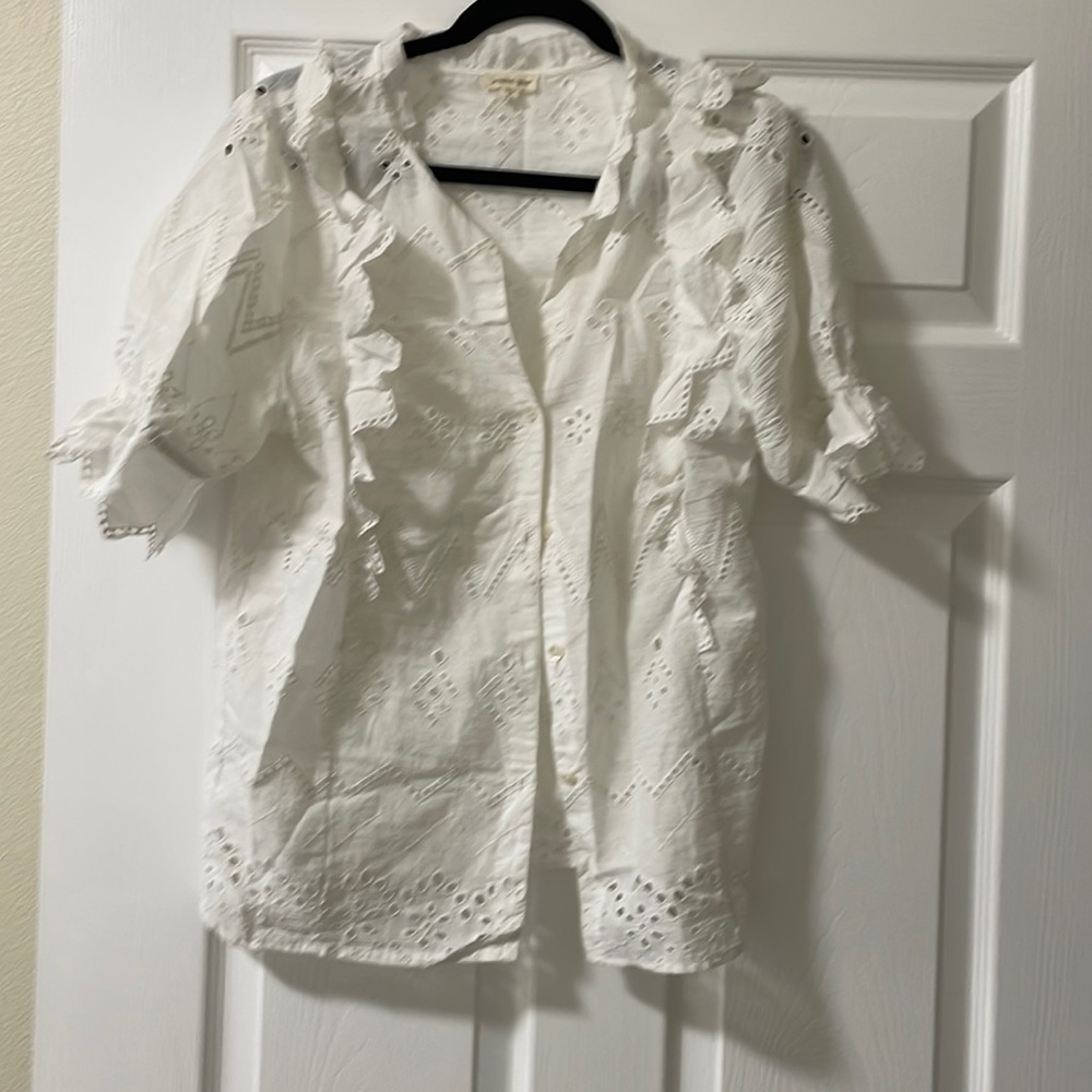 Jennifer & Grace eyelet top